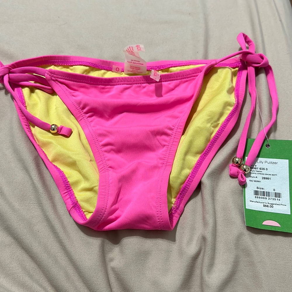 Lilly Pulitzer Bikini Bottom Size 0